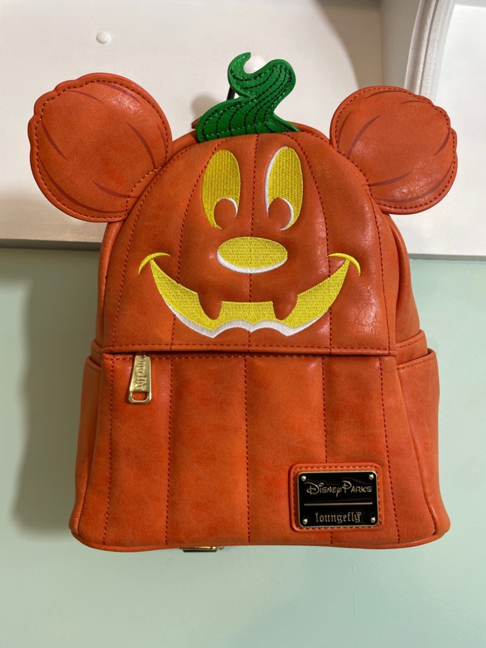 Disney Parks Loungefly Mickey Pumpkin Backpack Halloween